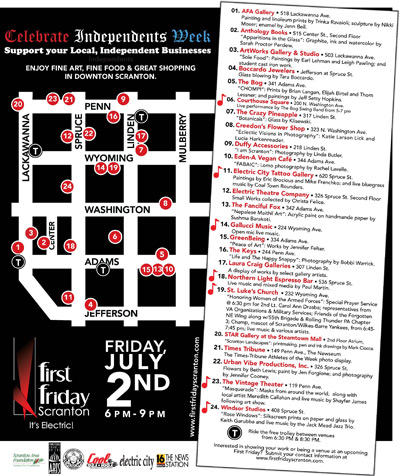First Friday Scranton Art Walk July 2010
