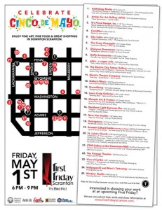 First Friday map for May